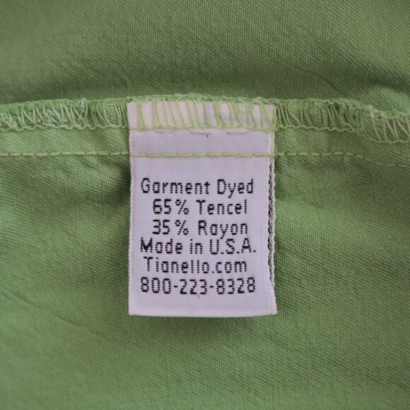Vintage Tianello Green Tencel Tank Top | L - Picture 3 of 4